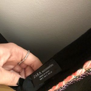 Zara one shoulder pattern bodysuit